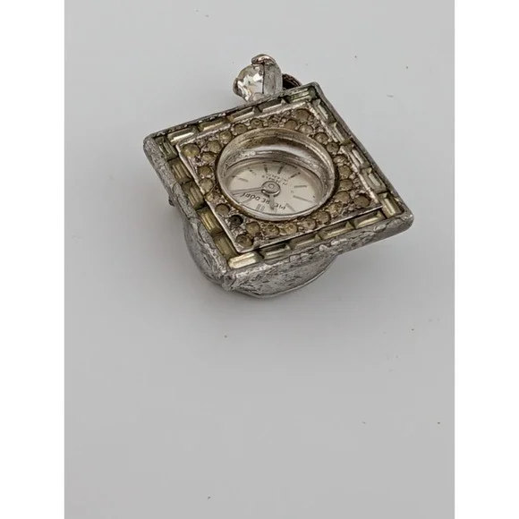 Vintage Pierre Dore 17Jewel Mechanical Pendant Watch 24mm Silver‎ Case- Working - Picture 4 of 6